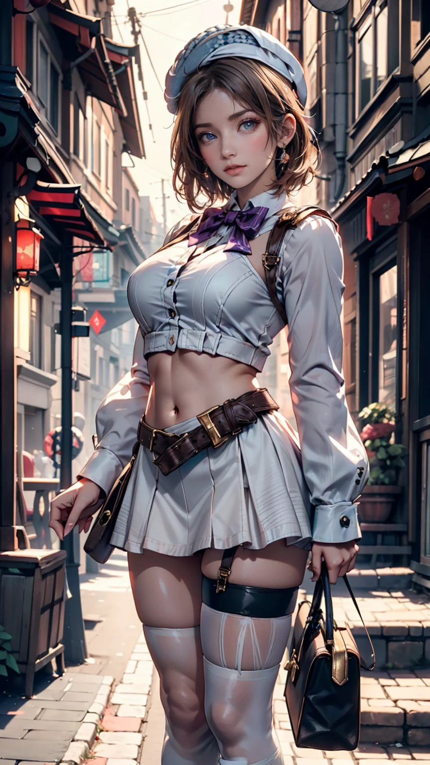 (ultra realistic,32k, masterpiece:1.2),(high detailed skin:1.1),( high quality:1.1),
<lora:kamishiroalice-nvwls-v1:0.8>kamishiro alice, hair ornament, yellow ribbon, pink jacket, white sleeves, white skirt, black pantyhose, cybercrime underworld, cybercriminal hideouts, digital heists,  currency laundering, black hat syndicates, blurry bachground,,fighting pose, huge breast,large breast,,<lora:add_detail:0.87>,
(bioluminiscent:1.1),