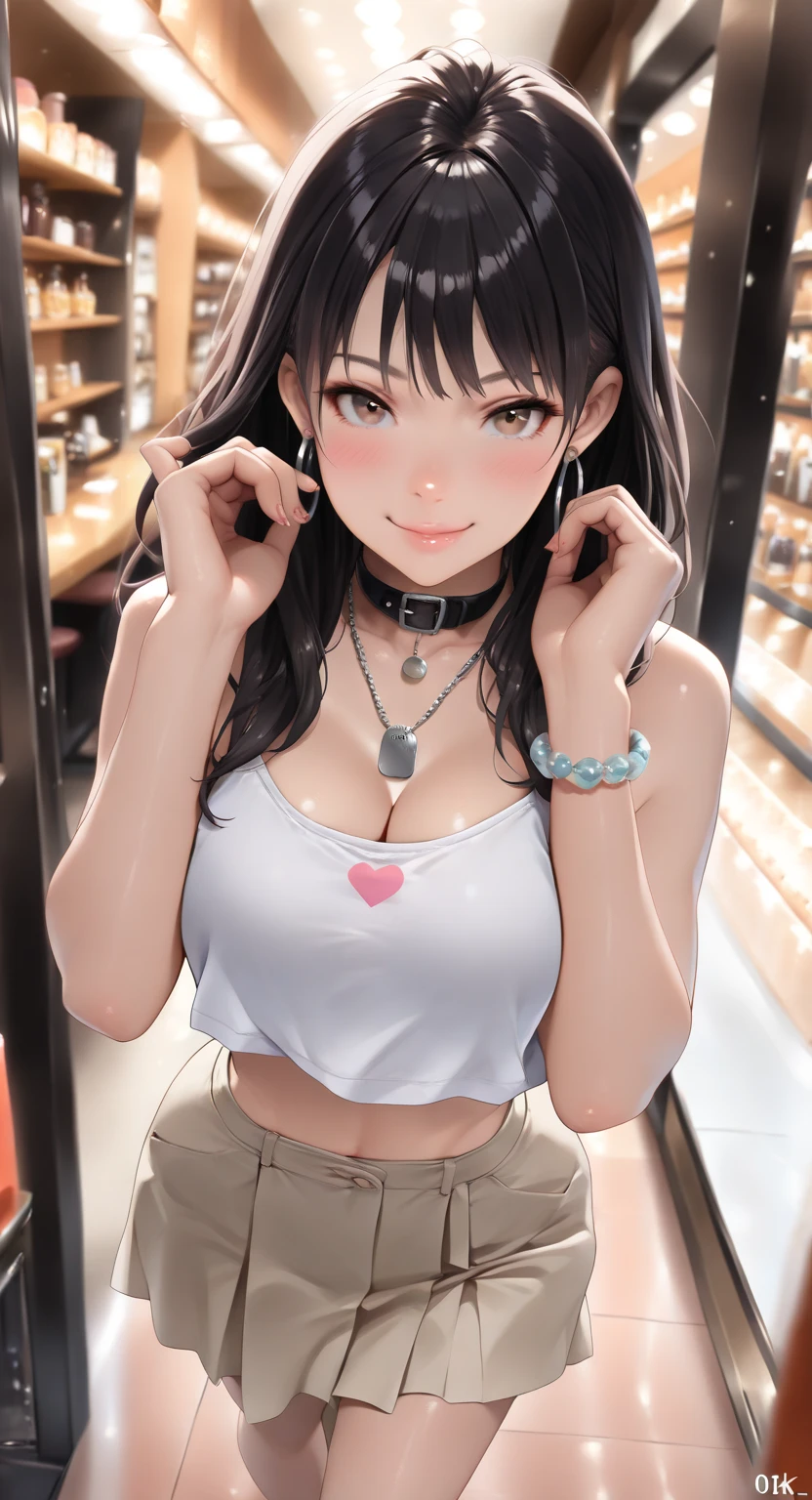 (highest quality、High resolution、detailed background、8K)、Beautiful and dense face、beautiful and smooth skin、skin texture、professional lighting、Beautiful girl in her 20s、two women、brown hair、braided ponytail、(huge breasts:1.3)、(realistic:1.2)、perfect body line、No bra、plump nipples、
Enjoy a romantic dinner by candlelight、sexy atmosphere、
Confidence and Charm、Express yourself with confidence、Charm、

Refreshing and feminine style for spring、
Sheer material is transparent and gives a light and feminine impression.、
If you want a sheer top to be the focal point, choose a simple camisole or tank top in a similar color as an inner layer.、
If you want to enjoy sheerness, pair it with an inner layer with lace or embroidery details for a subtle accent.、
For spring, choose sheer tops in pastel or bright colors to bring out the seasonal feel.、
Choose a design with a high neck or ruffles for a more feminine look.、
Pair it with a pleated skirt for an elegant and dynamic look.、
On chilly spring days, it&#39;s a good idea to wear a cardigan or a light jacket.、
We also recommend layering with a shirt or blouse made of sheer material as an outer layer.、
Add a simple necklace or earrings for a sophisticated look.、
Choosing accessories in metallic colors will give you a trendy look and add to the spring feel.、
Wear nude sandals for a light look on your feet.、

looking at me with a very happy expression、Have a slight blush、smiling、sexual expression、cute