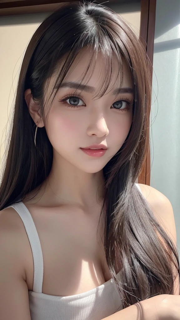 ((Best quality, 8k, Masterpiece :1.3)), Sharp focus :1.2, A pretty girl 22 years old with perfect figure :1.4, Slender abs :1.3, Raw photography、超A high resolution, full body, fair white skin、shiny white skin、(wavy blonde hair)、dark brown hair、super fine eyes, super fine hand, super fine finger、Beautiful eyes with random colors、very thin lips, finely detail、elongated eyes、pale pink blush、long eyeslashes、Beautiful double eyelid、Lighting that emphasizes beautiful skin、Lustrous skin 2, ((Layered long hair, Big breasts :1.2)), Open shirt show , (detailed pantyhose ), (see throught ), ((detailed simple white tight shirt)), ((detailed face )), ((detailed mini short skirt)) , luxury office :1.4, Highly detailed face and skin texture, Detailed eyes, Double eyelid, make full body, long legs