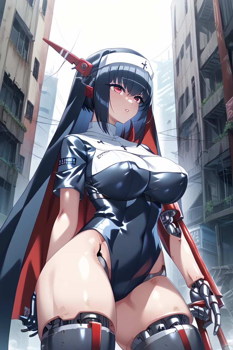(girl long hair:1.2), (huge tits:1.0), (soldier:1.2), (long hair), (metal armor:1.0), (dark atmosphere sewer)