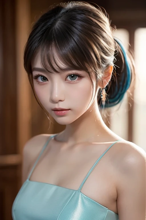 (((locker room:1.3))),(((Sports towel))), (((Changing room 1.3))),(((Uniforms hanging on hangers:1.3))),((Swimsuit change:1.7)),(((Floral Bikini Swimsuit))),(((Flashy separate swimsuit)))Cute Face,Extreme close up of face,Crying face,tears,Cute Face(Silver Hair,Floral knit headband,Half Up、Floral braided space buns,Voluminous fishtail braid,Twisted pan,),(The bangs are see-through),hairpin,hair ornaments,Blushing、Pointed red mouth、Perfect round face,iris,(Perfect body curves),Big Breasts.Wet Hair、Wet swimsuit、Wet Skin、Professional Lighting,Cinematic Light,(Tabletop,highest quality,Ultra-high resolution output images,) ,(8K quality),(Picture Mode Ultra HD),