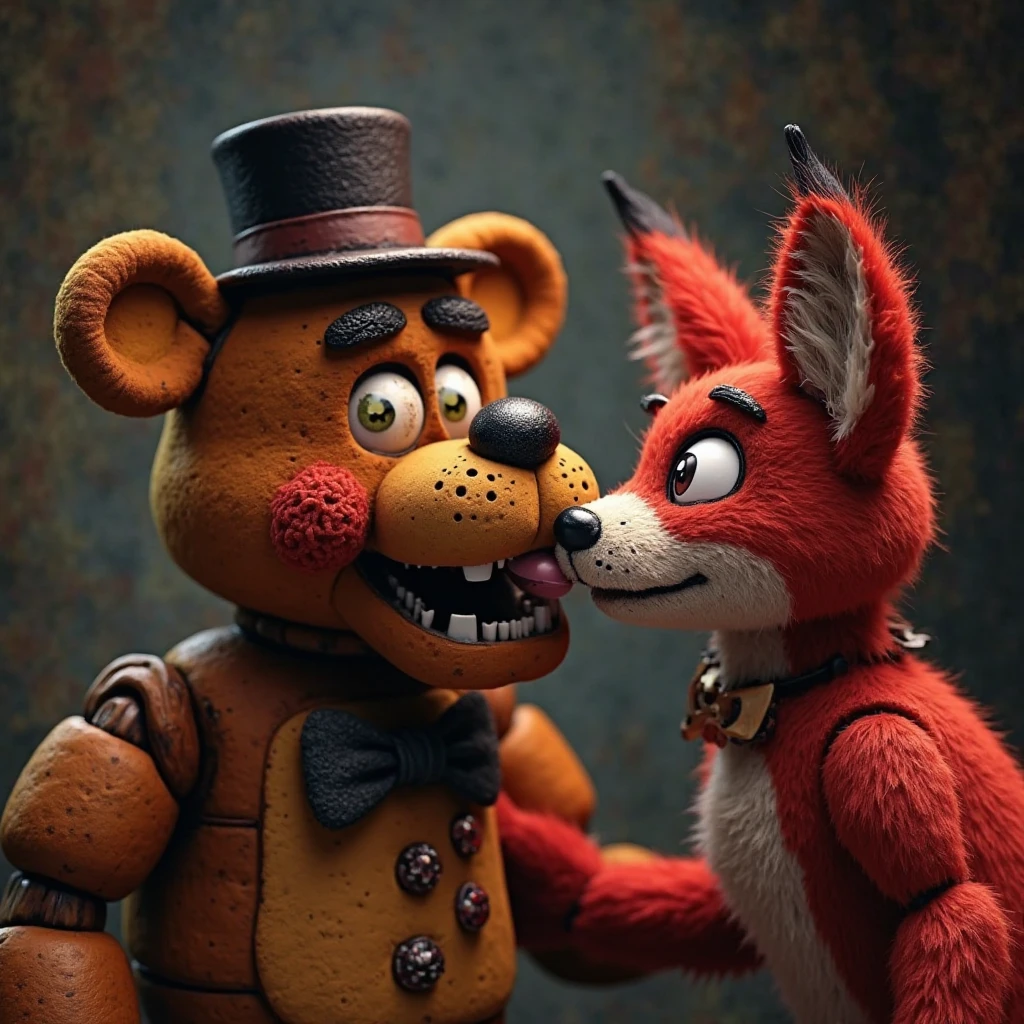 Spawns the male Lolbit character and being fucked by Funtime Foxy in a Full Nelson pose