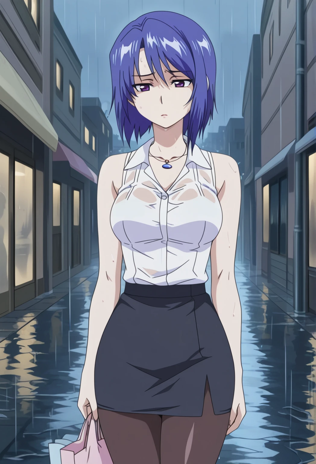 SLE, mksks style, detailed background absurdres, highres, cowboy shot, <lyco:GoodHands-beta2:1.0>,
BREAK solo, 1girl, <lora:Teruhashiv3:1>, Teruhashi, blue eyes, blue hair, single braid, side braid, glowing,
BREAK <lora:dongtan_dress:1>, dongtan dress, light brown dress, long sleeves, cleavage, covered navel,
BREAK sitting, looking away, smile, blush,
BREAK park, bench, lamppost, trees, night, outdoors