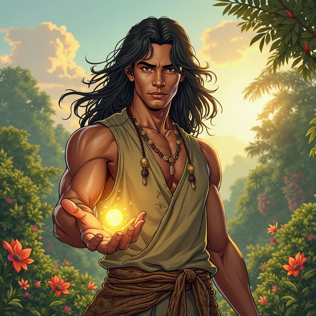 masterpiece, best quality, 5boys, (two boys: 4) kissing at a jungle waterfall hotspring at night, (kissing: 4), fireflies, male focus, solo, abs, dark skin, tan skin, messy colorful hair, seductive, lean, toned, skinny boy, twink, , shirtless, jungle background,  bathing in fountain, wet, sweaty, towel around waist, colorful flowers, lush plants, steamy, lots of steam (realistic proprotions: 1.3), (good : 1.2), anime style, genshin impact style,