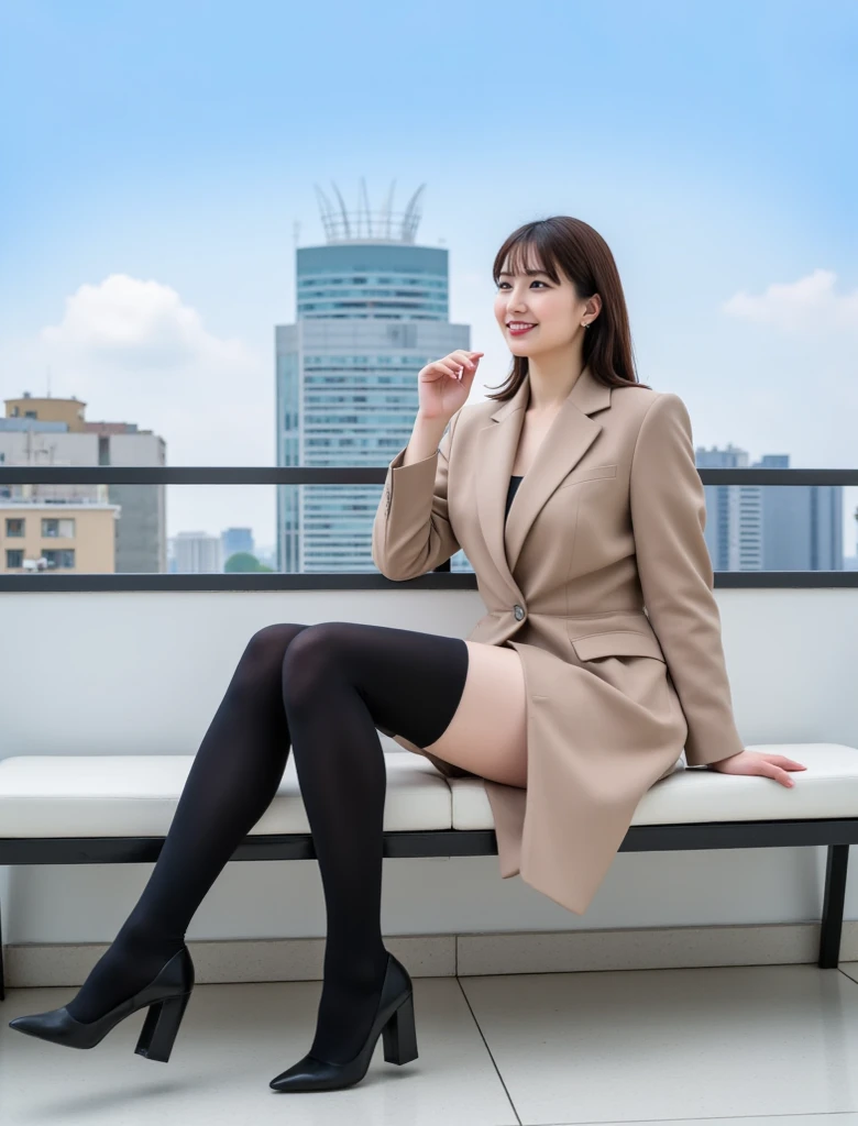 A female teacher pees during an interview、Only the female teacher pees while sitting on the sofa in front of the interviewer、Sit facing the interviewer、Urinary incontinence、peeing herself、A lot of pee、From below、White Suit、White Mini Skirt、White High Heels、Perfect figure、Extremely beautiful、Peeing while sitting、Steam rising from the pee、Female teacher is embarrassed、The interviewer is looking at the female teacher