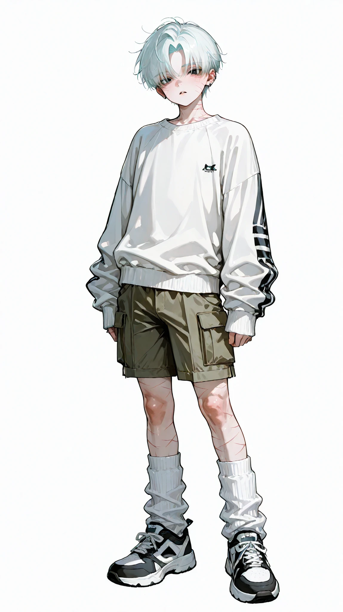 Barefoot, barefoot, naked, short hair, boy, erection, briefs, bulge,