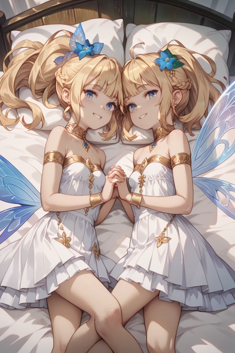 A cute elf girl,short light blonde hair,Exquisite Hair,Beautiful hair accessories,With Ultra HD details,Professional lighting and lighting。Delicate, Tall and sexy,Delicate earrings,Delicate necklace,light breeze,Brighter scenes,More refined facial features,eyes with brightness,Light smile,anaglyph,tachi-e,Atmospheric perspective,High detail backlight,Chiaroscuro,full bloom,Ray trajectories,Perspective top-down,super detailing、acurate、best qualityer、Textured epidermis、Anatomically correct