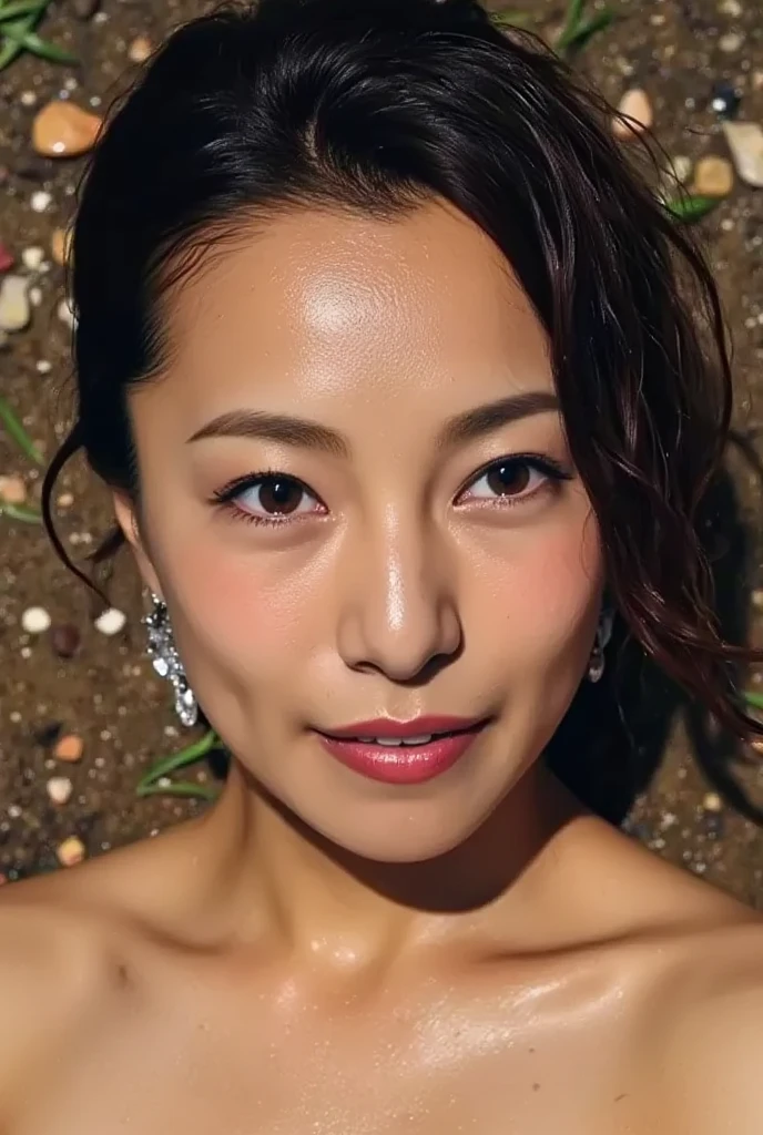 Transparent beautiful skin、speak slowly and politely、bright personality、positive personality、Hidden core strength、black hair suits you、Makeup that is not too flashy、Makeup looks natural、beautiful posture、micro bikini、Swimwear in small sizes、Small size white bikini、dark brown hair, light brown eyes, Japanese actress face, woman, Japanese actress in her 50s,beautiful aunt, (highest quality: 1.4), (ultra high resolution: 1.2), ultra high resolution, (fine eyes), (detailed facial features), HDR, 8K resolution, Terrace in the forest,Plump erotic body、Glamour、slightly larger breasts,glossy lips、((cowboy shot)),The beauty of slim abs: 1.3,a seductive look, super fine face, delicate eyes, double eyelid, smile, Home、sexy pose、Erotic Poses、It feels like he&#39;s clearly inviting me、Pheromones are emitted、Erotic