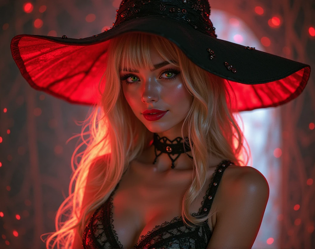 Apple Jack sexy halloween goth costume, dressed as a gothic vampire, fangs, sexy, beautiful, , ,mlpapplejacklow-tied long haircowboy hat, sultry, seductive