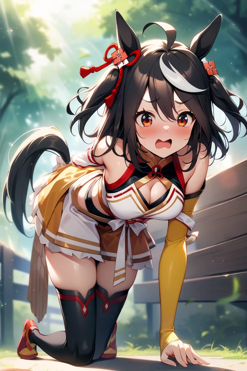 (((One girl))), 10years old, cute, (((Kuritan Lola))), kimono, (closed eyes), (nose blush), (open mouth), break, (((School classroom))), (((At dusk))), break, (((prone bone))), ((doggystyle)), (((Vaginal,Sex))),(((Cum in pussy))), break, Shiny and smooth hair, (Bright smile:1.2), ((Image Processing Algorithms:1.2)), Very detailed目, highest quality, Ultra HD, High resolution, Beautiful and vivid illustrations, break, High Contrast, Tonal correction, Ultra-realistic oily and shiny skin, Super quality, High resolution CG Unity 8K 壁紙, RAW Photos, Accurate Fingers, (((Perfect Anatomy))),(masterpiece:1.2) , (highest quality:1.2) , (Very detailed:1.2)