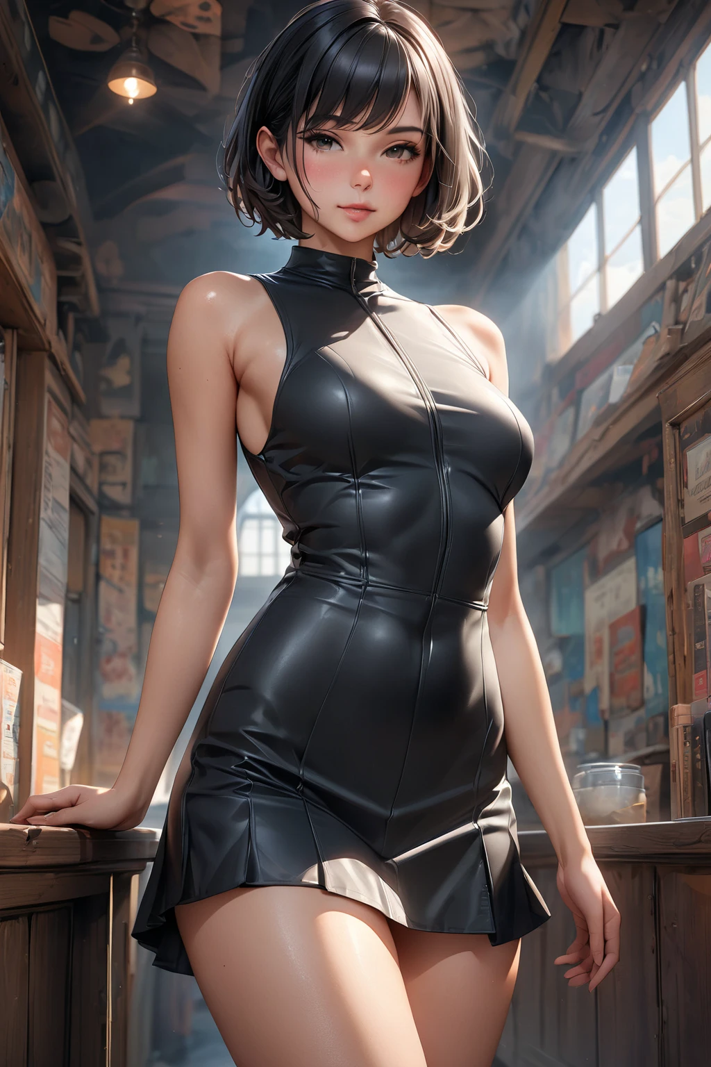 obra maestra, fotorrealista, beautiful European girl mavis dracula
Striped thigh dress, Beautiful, cuerpo perfecto,