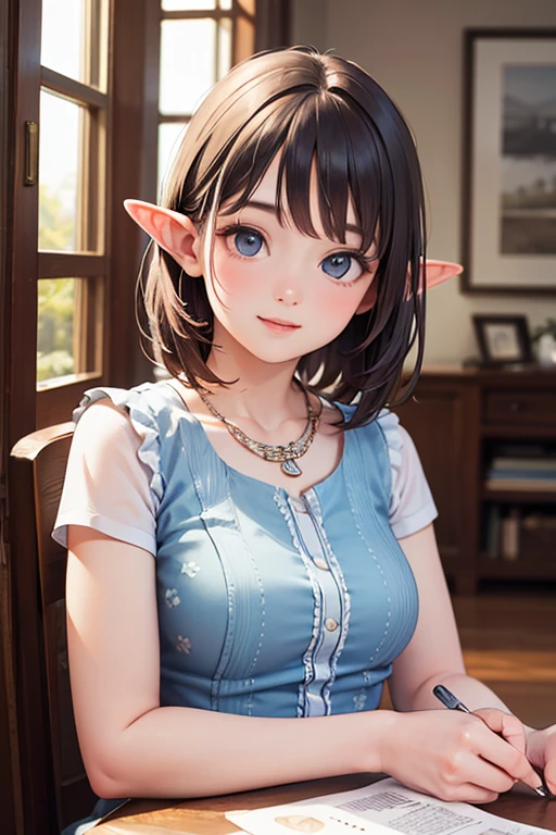 (AIDA_tamicat:1.09) as cute [asian] (elf:1.3), beautiful girl, pretty face, tan skin, (pointy ears, elf ears:1.1), happy, funny, [smiling], prehistoric era, fantasy art, fairy tail, trending on artstation, kkw-ph1, oil painting, by marlier <lora:Marcelmarlier:0.6>,<lora:add_detail:1>