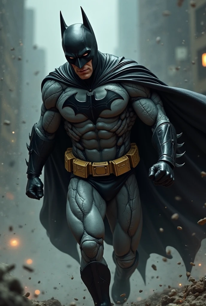 (Batman o cavaleiro das trevas), (Batman musculoso), Batman, corpo masculino, corpo musculoso, o cavaleiro das trevas, dentro de uma caverna, caverna escura, luz lua cheia, morcegos sobrevoando dentro da caverna, musculoso, uniforme detalhado e moderno, nevoeiro sombrio, batcaverna, esconderijo do Batman, luzes em seu uniforme, anti-hero pose, foto do corpo inteiro, full body angle, visible whole body, head arms legs,
