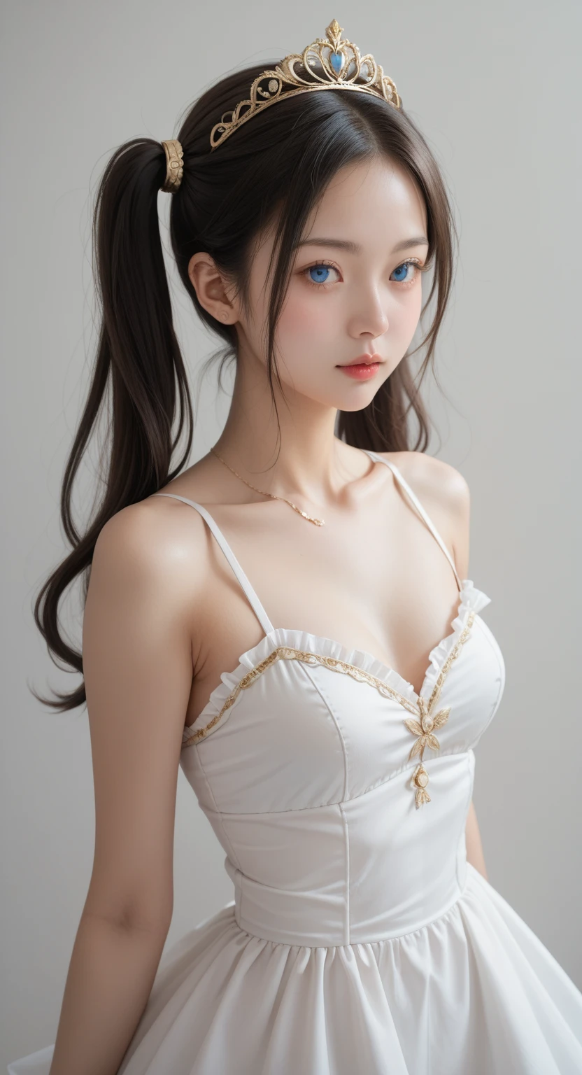 (8k, RAW photo, best quality, master piece:1.2),(Realistic, Realistic photos:1.4)
Lolita costume,race, Aerith Gainsbourg, Upper body, underwear,exposed bare shoulders, outside, ancient city, expensive、expensive quality, adobe light room, high detail skin, looking at the viewer,
