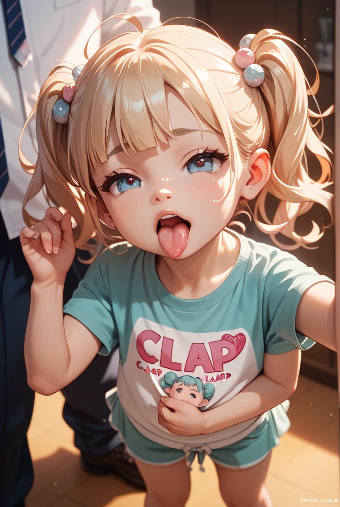 Highest quality、High resolution、Detailed Background、(Beautiful face in every detail:1.4)、Anatomically correct、(Detailed facial expressions)、(fine grain:1.2)、Teenage Beauty、Cute hair color、Braided Ponytail、Braided bob cut、Braided twin tails、Lower grade primary school students, (pastel colour、SleevelessTshirt:1.5、deepVneck)、mini skirt、Perfect body line、((Both hands are raised high:1.5、Surprised and jumping:1.5))、The skirt flutters、Just before landing、Full body shot from the front、Close-up of the mouth、