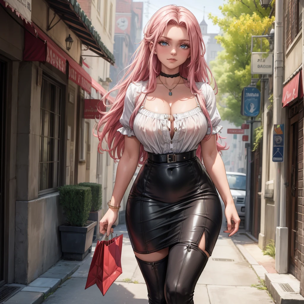 ((Full body image: 3.0)), completely packed bus with several men around Princess Zelda in Ultraman costume, squeezing her body, furry old man with bearded 90-year-old glasses holding her from behind. She has huge breasts, red hair in the wind, light green eyes, her look has a black shirt with white shot and white corset. They are around her to cover up the old man's actions. She's happy giving a beautiful smile and showing off. Anime style, (16k:1.5), (highly detailed), (maximum quality), (maximum resolution), sharp focus.
