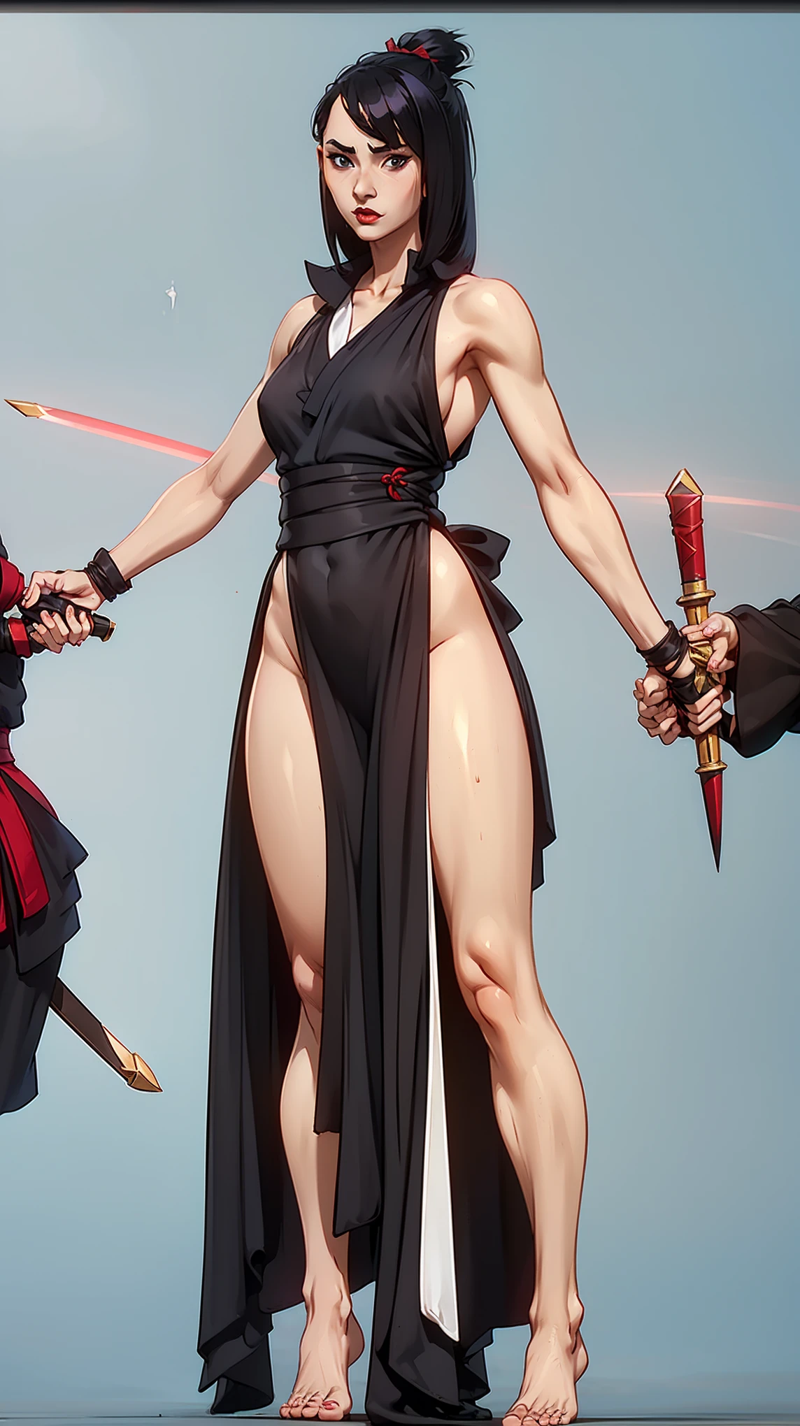 杰作,1woman,A wonderful character show,4K anime,(animel:1.2),Anime drawing of a female warrior in Hanfu and robes,Mysterious oriental atmosphere,Plump breasts,Slim and well-proportioned waist and abdomen,Perfect body,Realistic Hanfu,Wear boots,Combat posture study,a whole body,Dress,Image of a female boxer,Martial arts anime style,colored sketch,Sketch art style,anime artsyle,digital anime,The ultra-great resolution,Realistic scale SFW,Place your hands in her body position!,Full body combat stance,Combat action,Gesture painting,Fine sketching,Full Body Portraits,,animepainting