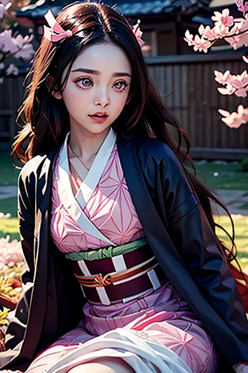 (masterpiece, best quality:1.2), 1girl, solo,standing_split, masterpiece, (pink kimono),smug, good lighting, low-cut, fine details, masterpiece, glowing eyes, 1girl, black hair, gag, bamboo Muzzle, Nezuko Kamado, wisteria background, masterpiece, best quality, POV, whole body, wide hips, pantie
