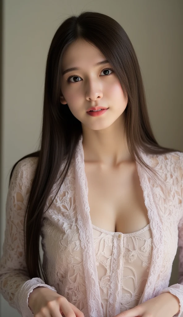 8k, masterpiece, original photo, best quality, Reality, Extremely detailed CG Unity 8K wallpaper, Depth of Field, Movie Lighting, lens flare, Ray Tracing, (Extremely beautiful face, Beautiful lips, beautiful eyes), Intricately detailed face, ((Ultra-delicate skin), Beautiful 1 girl best quality photos， Ultra-high resolution， （Realistically：1.4），Cute hairpin，1 girl，Red long hair,Cropped sweater ，Beautiful slim woman:1.4, on the island,Super thin face，Exquisite eyes，double eyelids，Necklace