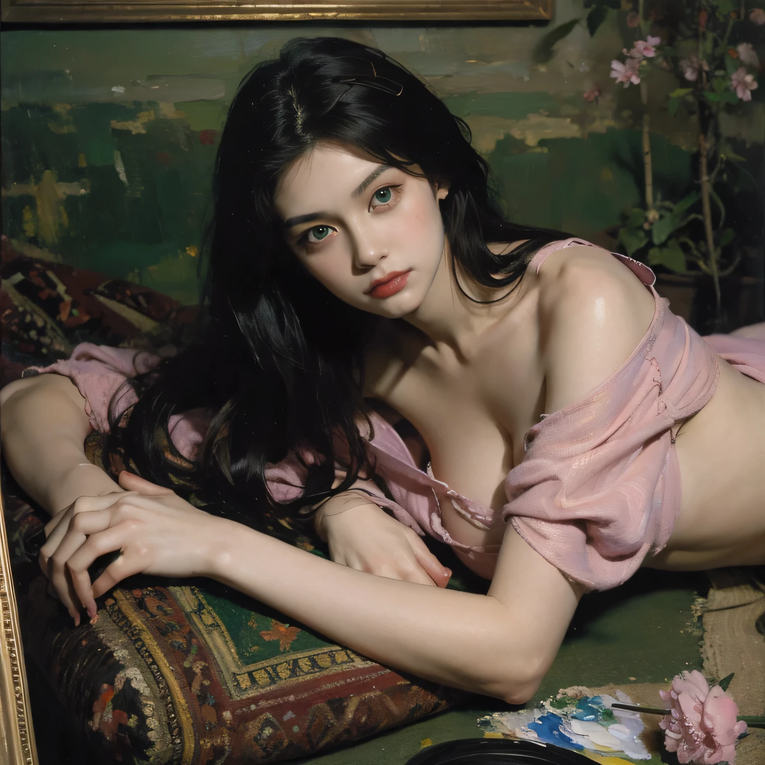 There's a woman with long hair sitting on a couch, 18 anos de idade, look sexy at the camera, Asian features, 2 modelo feminino de 4 anos, beautiful Asian, angelawhite, beautiful chinese model, gongbi, Asian, uma mulher Asian, Anna Nikonova aka Newmilky, she is facing the camera, modelo do instagram