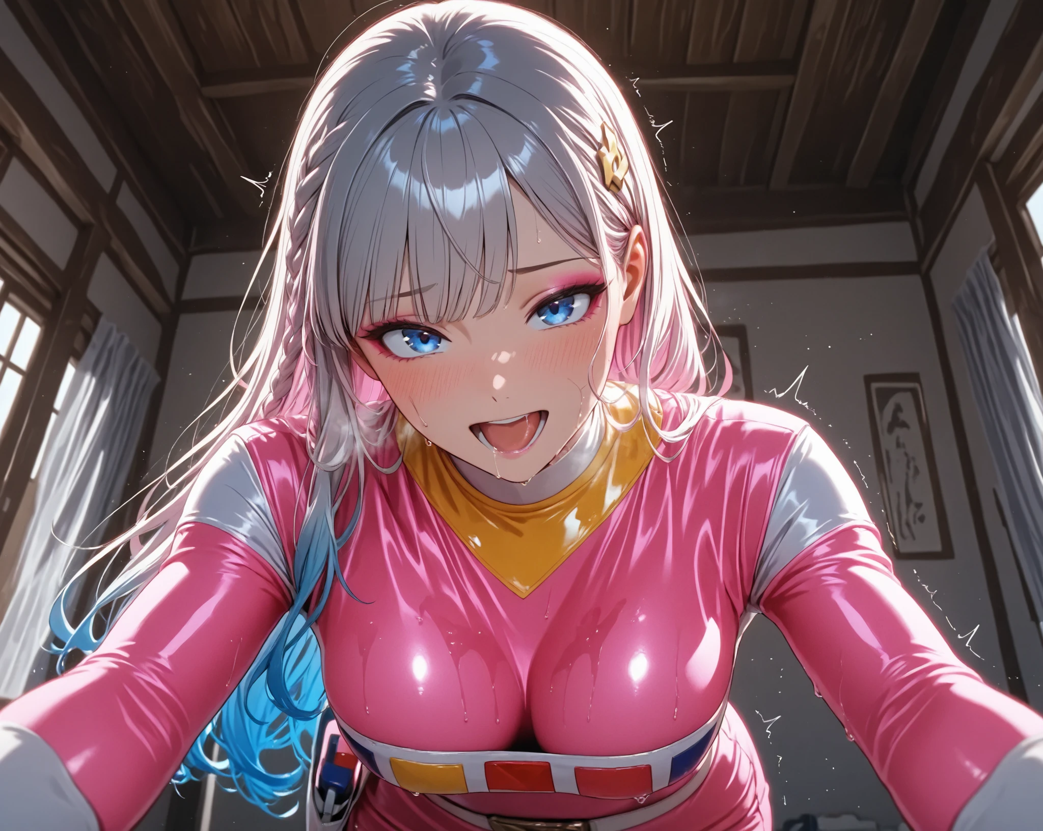 ((covered in cum)),((((torture)))),Pink hair,pinkhair,Twin-tailed,(((Lori))),torture room,,涎,shout out,tits out,Sweat,steam,((((Electric)))),Tongue out,cry,Scream,(((pain))),(((((electric shock))))),((((Spark)))),((Electrode needle)),wounds,Open mouth,((Boob attack)),((burn)),(((fire))),