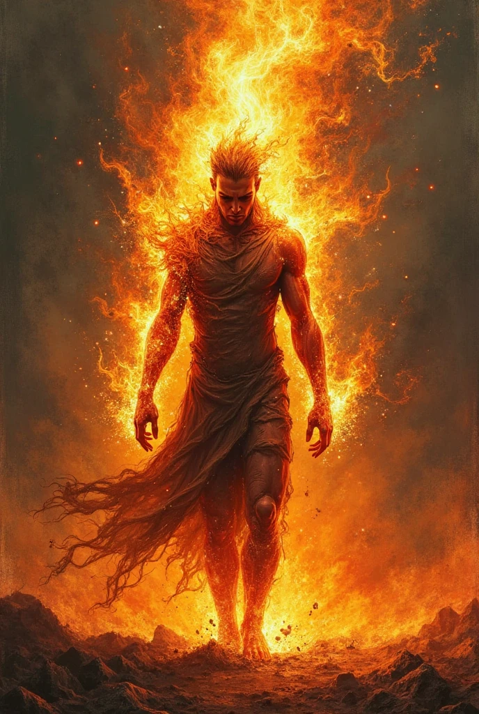 Albino teenager burns at the stake