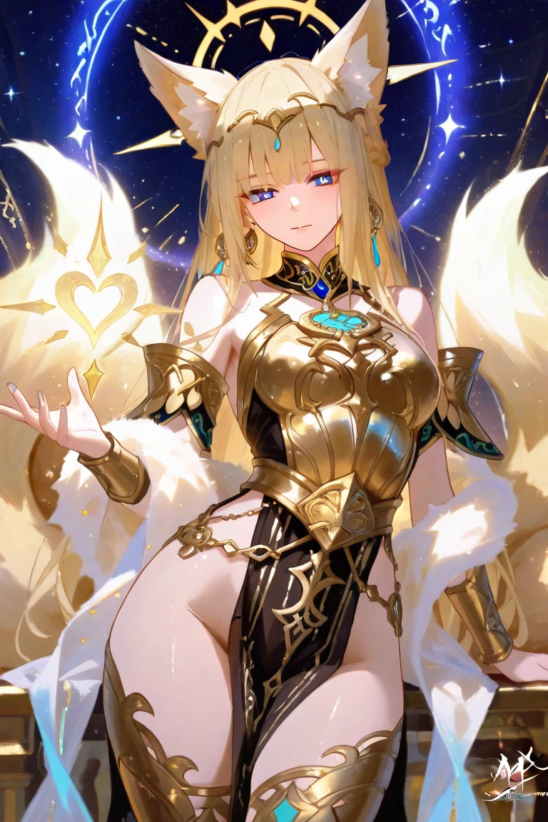 golden hair milf goddess of light