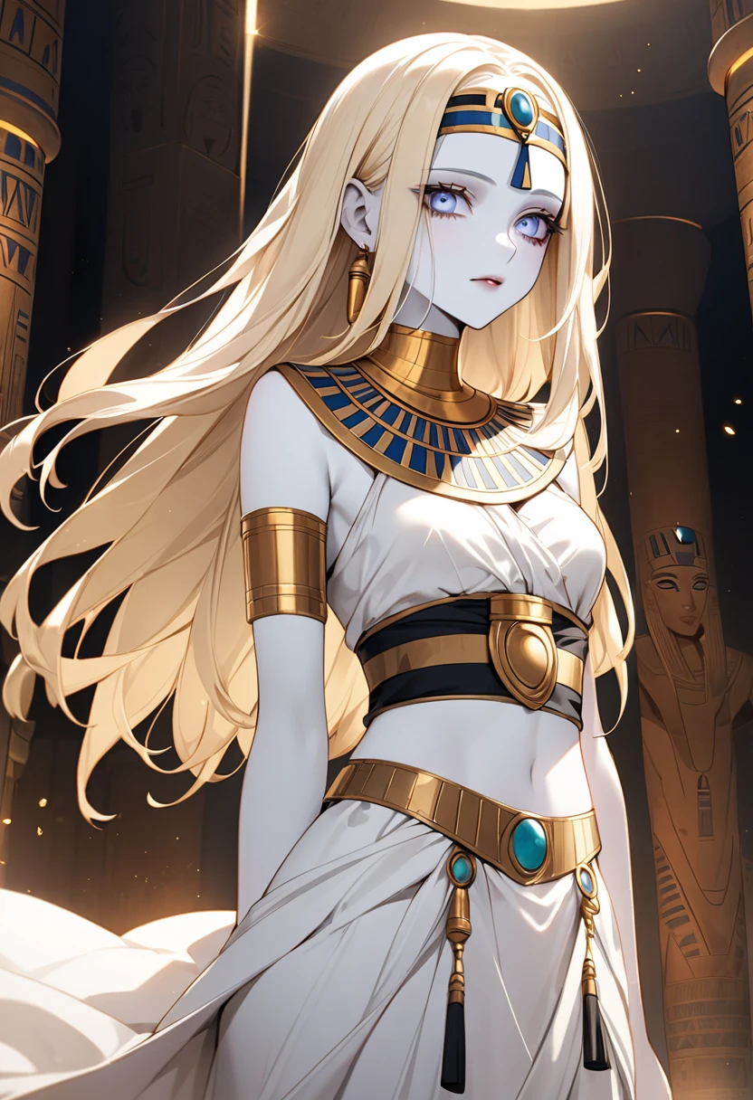 Egyptian princess with golden hair