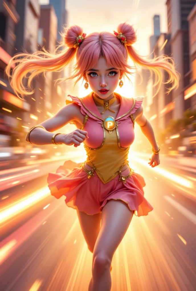 Ultra detailed, sharp focus, Masterpiece, best quality, beautiful, 1girl, Biker, hair over one eye, (smoke:1.2), riding motor vehicle, akirabike, night, sailormoon, supersailormoon