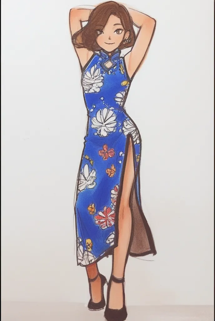 荒いペンスケッチ