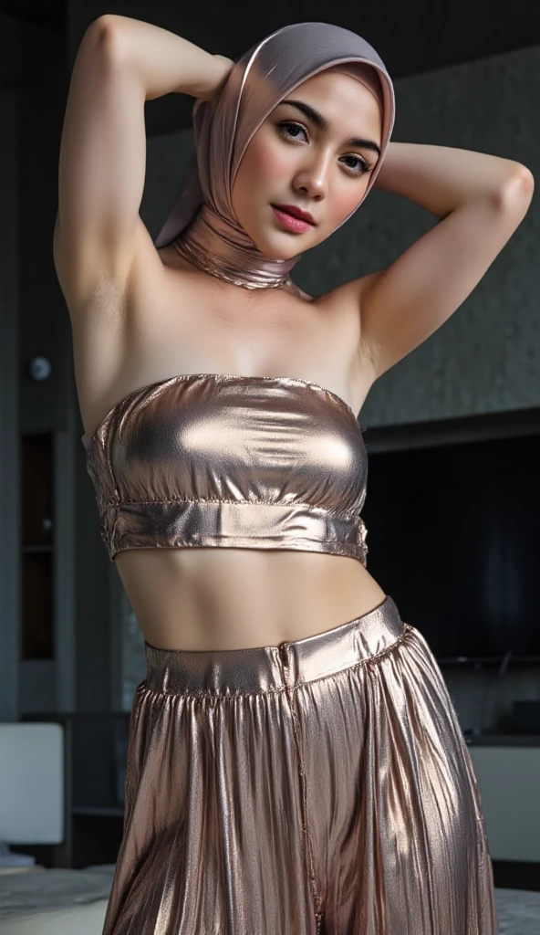 Anya Taylor-joy as a gorgeous Indian Empress wearing ((white and gold Kasavu Saree)); deep cleavage; ((ultra glossy dark red lips)); ((Traditional Indian Makeup)); ultrarealistic ultra white skin, ultrarealistic face; ultrarealistic body; ((ultrarealistic gold ornaments)); ((Ultrarealistic small tits)); (small breasts)); high resolution; detailed skin; ultra detailed eyes; ultra detailed face; ultra detailed lips; 4k resolution; Ultrarealistic Bleach Blonde hair; Ultrarealistic Light Brown Eyes; both eyes are similar, thick eyebrows, heavily oiled white shiny skin, slim athletic body, Ultrarealistic deep navel, Ultrarealistic toned abs, sexy seductive pose, Seductive smile, standing; looking at viewer, facing camera; full body photograph, DSLR photo; HDR, super-resolution, maximum clarity and sharpness, rule of thirds, 8k raw, reflections