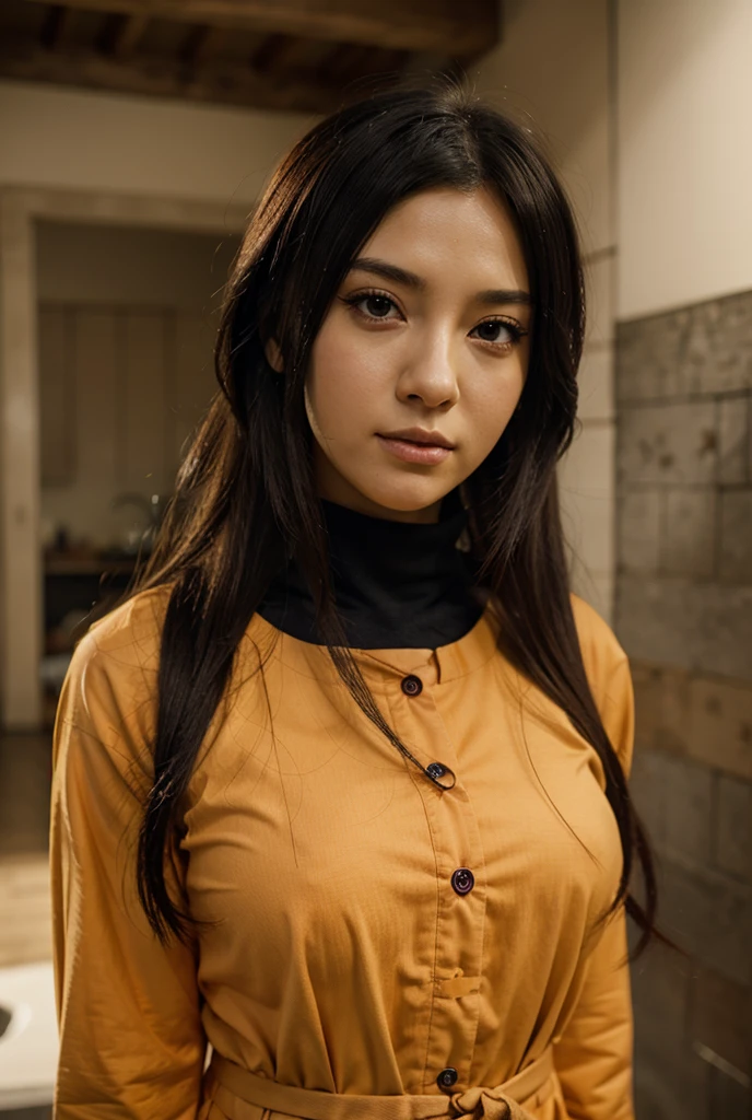 Seorang laki-laki, berkacamata dengan baju hitam, dengan latar belakang kuning 