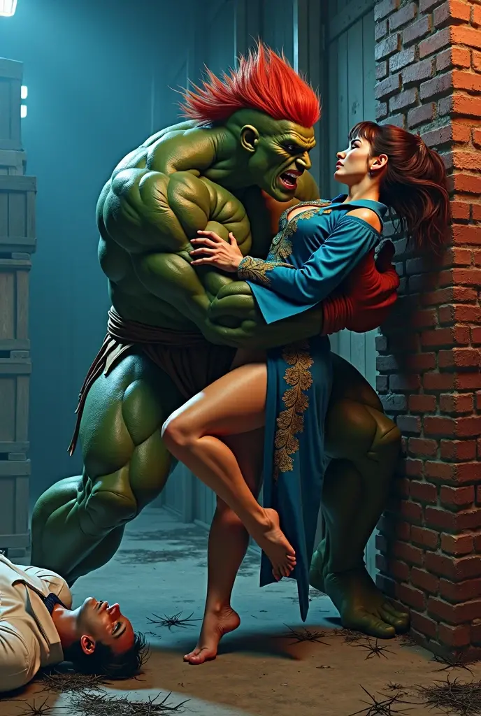 ((petite woman and muscly lizardman)), (1girl, dark olive brown skin, violet eyes, short red skirt, showing butt, topless, breasts), (1lizardman, green skin, big muscles), humid, swamp-like world, photorealistic, octane render, best quality, looking at viewer, looking down, sharp focus, (8k), (4k), (Masterpiece), (Best Quality), (realistic skin texture), extremely detailed, intricate, hyper detailed, illustration, soft lighting, high resolution, sharp detail, blush, outdoor, blue sky, cloudy day, photorealistic, octane render, best quality, sharp focus, 8k, 4k, Masterpiece, Best Quality, realistic skin texture, extremely detailed, intricate, hyper detailed, illustration, soft lighting, high resolution, sharp detail, <lora:lizardman_v0.1c:0.8>