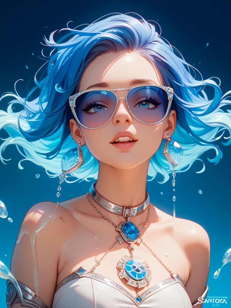 blue hair, female, witch, ice --auto --s2