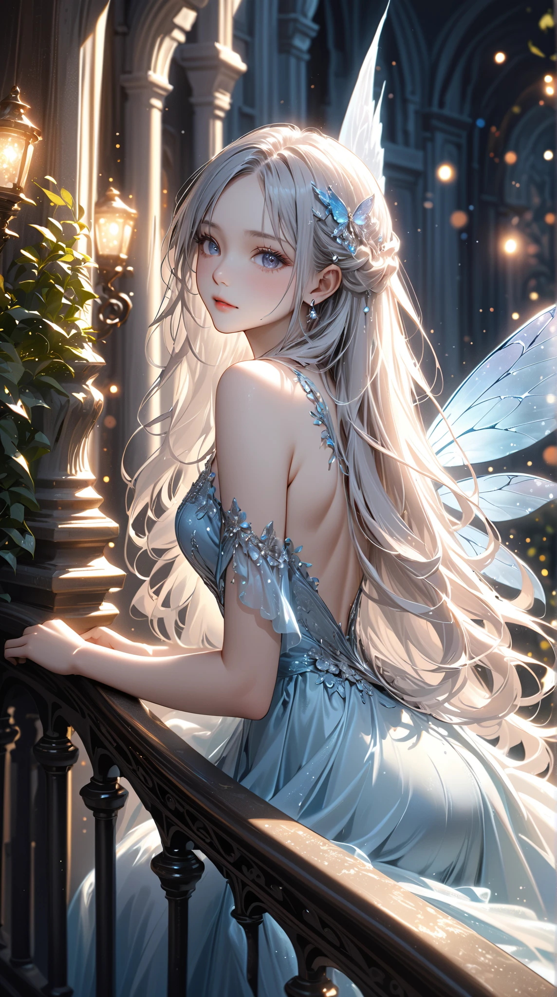 official art,beautiful and aesthetic:1.6)break,(solo:1.4),fashion model,16 years old,beautiful girl,small breasts,break,fairy tale world,break,lost,break,worldly beauty,break,break,