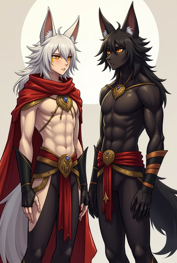 Male arab warrior, medivial, white short balaclava, white bandage, white clothes, medium black hair, thin waist, skinny body, femboy, light skin, makeup, black eyeliner, big eyelashes, black eyeshadow, metal choker, light tanned skin