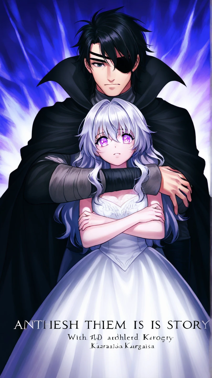 anime girl, bleach anime, soul reaper, sword, zanpakuto, vastolorde mask, fractured mask, hot, sexy, cute, black eyes, tall, full body, masterpiece, looking at the viewer, black fur on shoulders, coat, hollow shinigami,