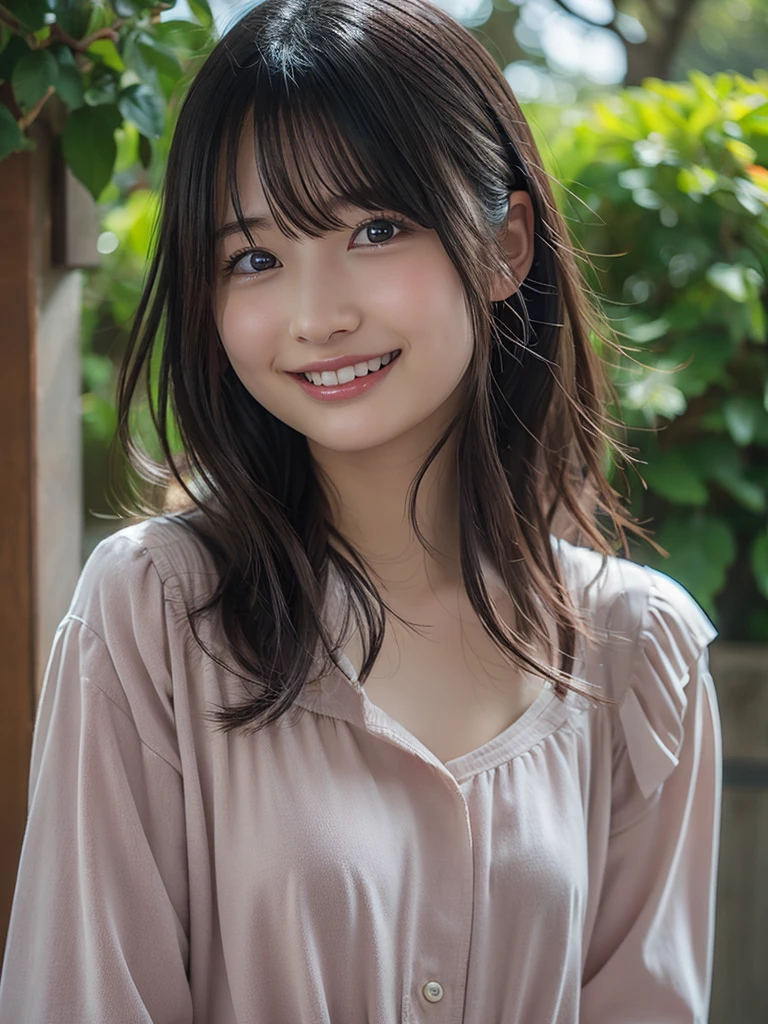 Cute beautiful girl in Japan、Realistic、(masterpiece), (Highest quality), Sheer sleeveless T-shirt
