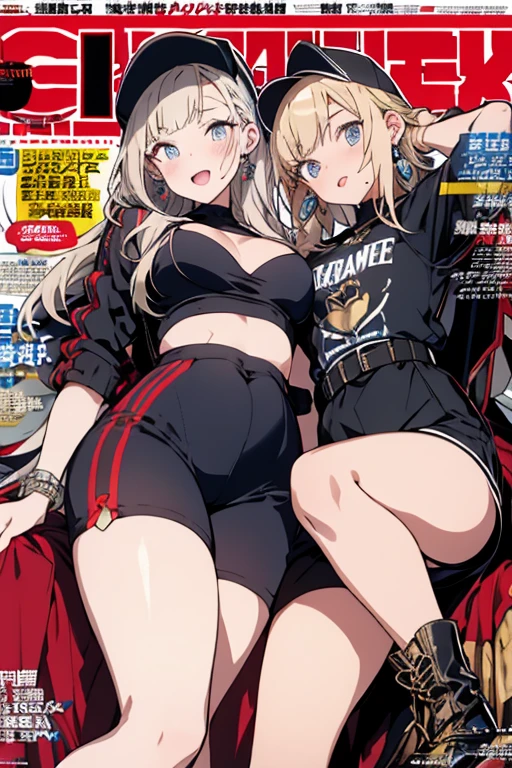 A girl in a black bikini、Wearing a hat,masterpiece, best quality) detailed,silver accessories , Blonde ,elegant, Pointed ears ,Black shirt,Black pleated skirt,Ponytail,Waist-length hair,Smile,Star decoration,Lace lace socks,vampire,Lace underwear,Lace stockings,Exposing thighs,(Nurse Clothing)