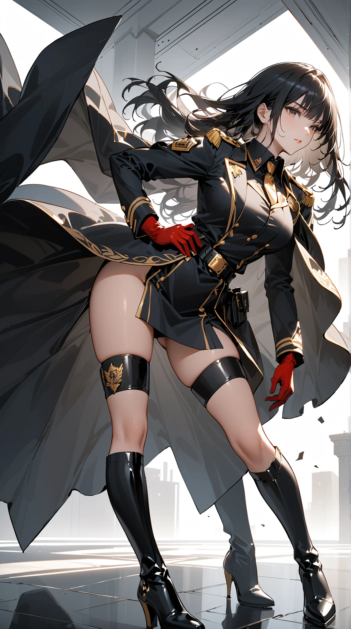 Calhoun, 1girlbdsmbedroomdakimakura_(medium)lyingon_backon_bedsolo