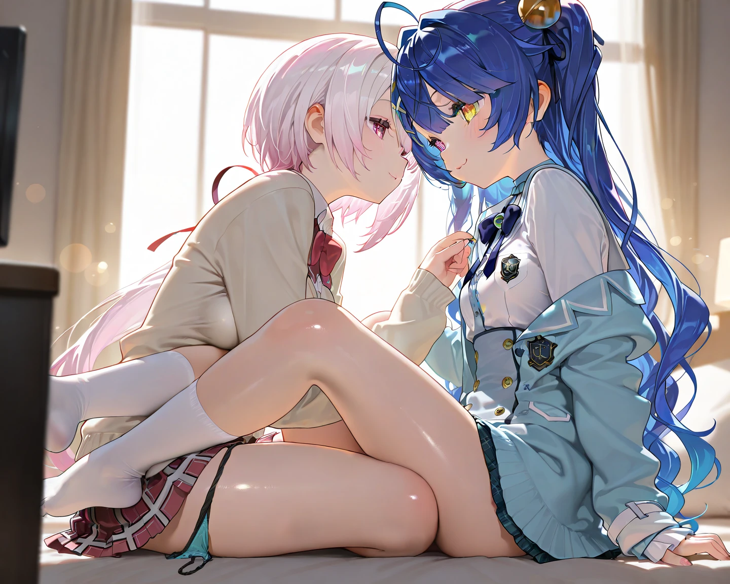 absolute resolution, super high quality, Super detailed, official art, masterpiece, Masterpiece Break One、女の赤ちゃん2people:1.85、deep kiss:1.85、3year old child2people:1.85、on a fluffy futon:1.85、M-shaped spread legs:1.85、baby clothes:1.85、Try enlarging the photo from the front.、cute kids room:1.85、((3year old child2people:1.85、Ultra short height:1.85、Super young:1.85、vagina:1.85、Ultra-flat chest:1.85、deep kiss:1.85、Licking each other's tongues:1.85))、超小さくてSuper young:1.85、super baby face:1.85、open one'chest of,Ultra-flat chest:1.85、Ultra-flat chestのshow nipples:1.85,show nipples:1.85、crying face、blush、my eyes are full of tears, please open your mouth wide:1.85,((vagina内に挿入された巨大なペニス:1.85、semen:1.85)),vagina 、On the crib:1.85,open one'chest of,Ultra-flat chest,Ultra-flat chestのshow nipples:1.85、(pink hair、short bob、Pigtails、beautiful pussy、beautiful nipples、cute kids room、trembling:1.2)