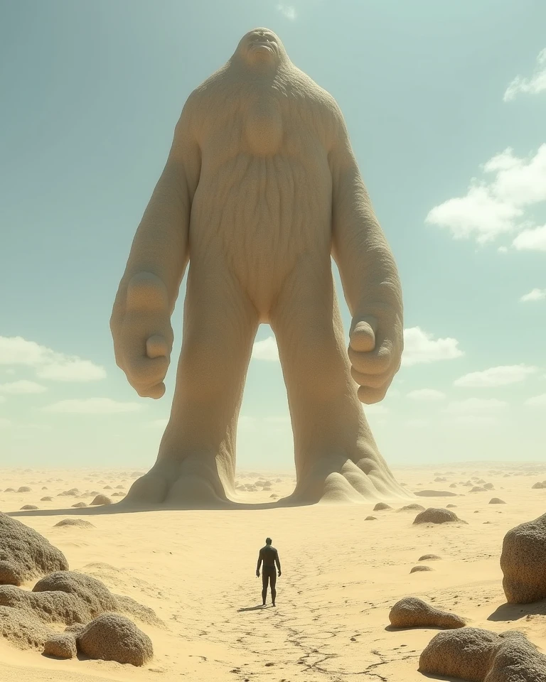 <lora:é²å䏿´¾@å¥å¹»ä¸çXL:1>,Sand Monsters,Giant Monster Forms Formed by Sand Grains,Unsettling Atmosphere,Full Body,High Detail,Ultra High Resolution,32K UHD,Best Quality,Masterpiece,