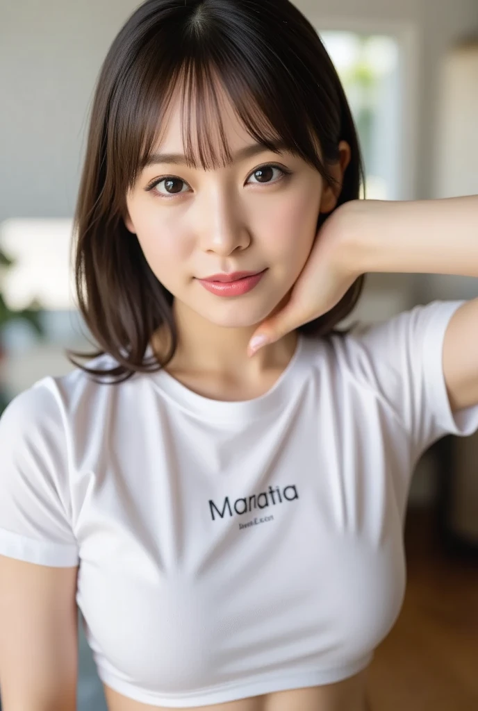 Imagine a cute girl wearing a mud-dyed graphic t-shirt.。
she明るい笑顔を浮かべ、柔らかなexpressionで周囲を明るく照らしています。That smile is as warm as sunlight、people々It warms the heart of。Her eyes sparkle、Full of curiosity and fun。その愛らしいexpressionは、Everyone is captivated、Spread positive vibes around her。
Her fashion styleは、The main focus is on mud-dyed graphic T-shirts。The T-shirt features a bold mud-dyed pattern.、A vibrant color palette that catches your eye。The soft fabric fits her body perfectly.、It beautifully highlights her curvaceous curves.。The T-shirt felt comfortable against her skin.、Allows freedom of movement。
Her style is simple yet sophisticated.、He is wearing a mud-dyed T-shirt with style.。she、Pair with denim shorts or skinny jeans、Completes a casual yet stylish look。Her feet landed lightly in white sneakers.、It represents her free spirit.。
In the background、There is a bright and open atmosphere。The landscape is full of natural beauty.、It matches her bright smile。Lush parks and beautiful coastlines、She brings a wealth of energy and vitality to those around her.。彼女の周りには友peopleや家族が集まり、There are lots of smiles and laughter。
A cute girl wearing a mud-dyed graphic T-shirt、Shining brightly like the sun、Brings positive energy to those around you。Her fashion style、expression、The background is harmonious、It creates a comfortable atmosphere。Her presence、people々Bring joy and happiness to、She enjoys the glow herself。