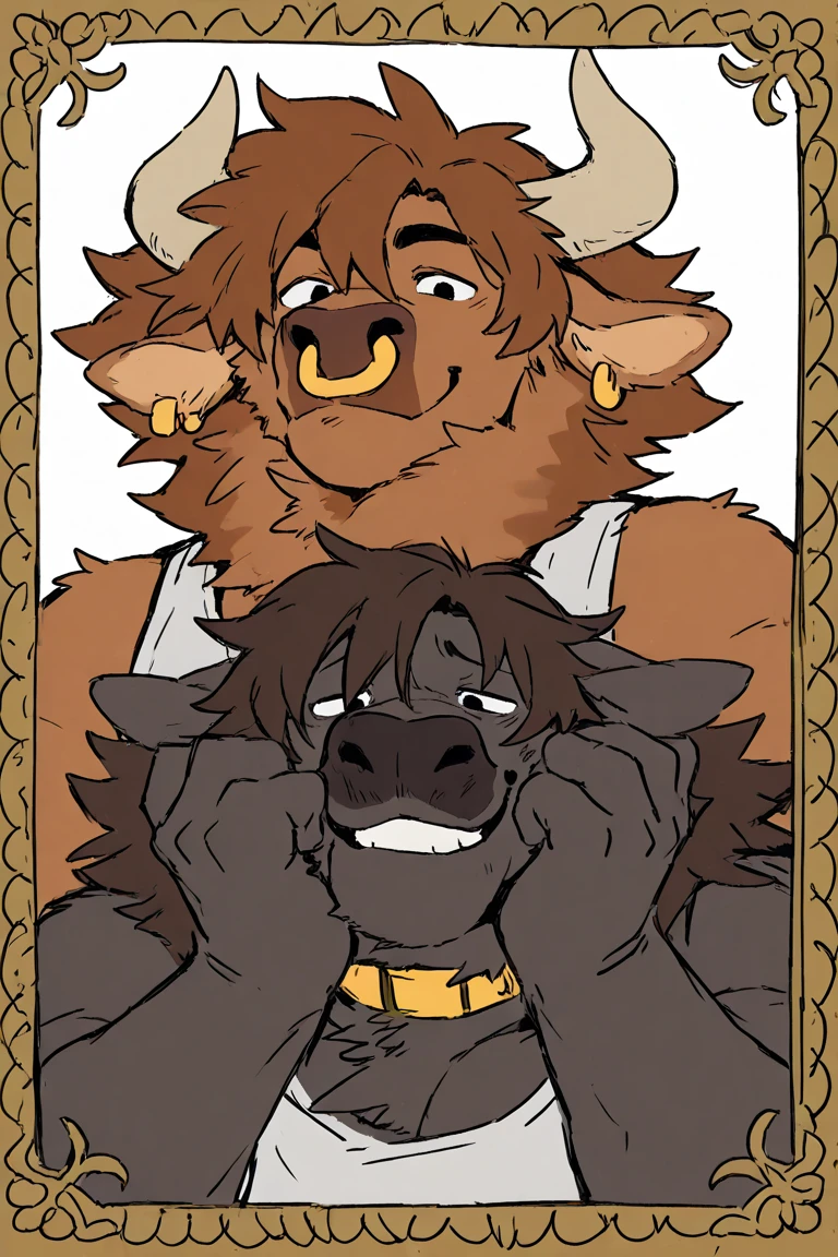 (by null ghost, by darkgem, by dangpa)nsfw, kemono,, simple bg male, nude, ahegao,Elias Ainsworth, wendigo ,bara, black body, skull head, goat horns, gay, side view, crotch angle, lifting one leg up, anal sex, big black cock