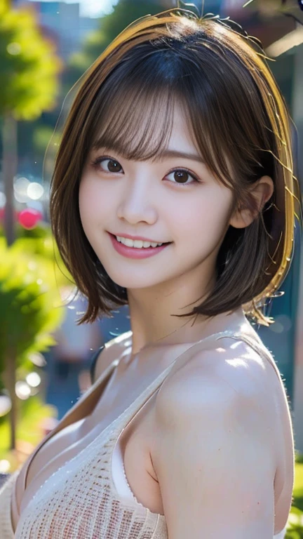 (highest quality,masterpiece:1.3,Ultra-high resolution,),(Very detailed,Caustics),(Realistic:1.4,RAW shooting,)Ultra-Realistic Capture,Very detailed,High resolution 16K human skin closeup。 Natural skin texture、,pores、、、It must be detailed enough to be easily identifiable。 Skin tone is even and healthy looking。 Use natural light and color, (Huge breasts:1.5), pink scrubs