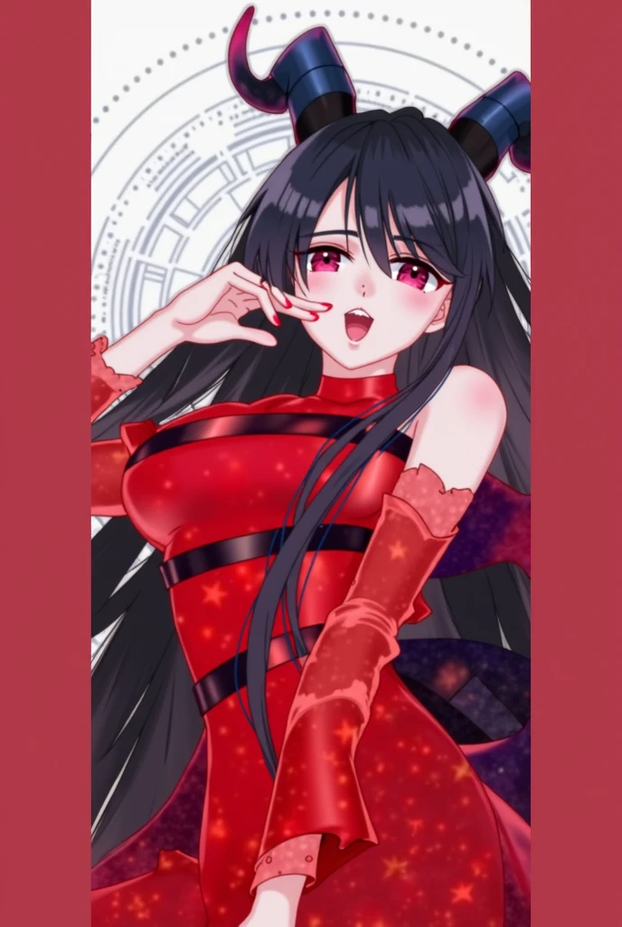 Anime girl posing for photo with black hair and red ears, from girls frontline, Fine details. Girl Front, Kantai collection style, gapmoe Yandere, Girls Frontline CG, girls frontline style, Girl Front, gapmoe Yandere grimdark, grayscale phtoto with red dress, Yandere, seductive anime girls, Badass anime 8 K