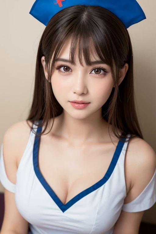 (One Girl), Very cute face, Great face and eyes, (Highly detailed eyes, Highly detailed face), Fresh, Very beautiful appearance, (Super realistic, High resolution), (highest quality:1.4), RAW Photos, (Realistic, Photorealistic:1.37), Professional photography , (see-through sailor suit:1.1)  , (Cleavage:1.2) , Smile a little, (Look at me) , Portrait of a Girl  , (Huge breasts:1.3)   , ()   , (ponytail hair) , (Nipples can be seen through the sailor suit:1.3) , (pussy juice:1.3) , (tilt your head slightly) , perfect nipples , ((nipples are pink)) , ((pink areola))  , (arms behind head:1.3) , (the man lick her nipple:1.4) , (upper body) , (young face:1.4) , (she looks embarrassed:1.3) , (sweating cleavage:1.2)