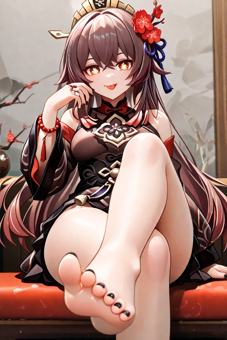 anime artwork, score_9, score_8_up, score_7_up, score_6_up, score_5_up, score_4_up,sparkle \(honkai: star rail\),1girl, twintails, black hair, medium breasts, red eyes, red eyeshadow, ,
, , , , she is 24 years old, , ,horny, , , , style_3, ,,, floox style, grey background,,black cat lingerie, ,smile, cat socks,naughty_face , , cat tail, fake cat ears, spread pussy, open pussy, no panties