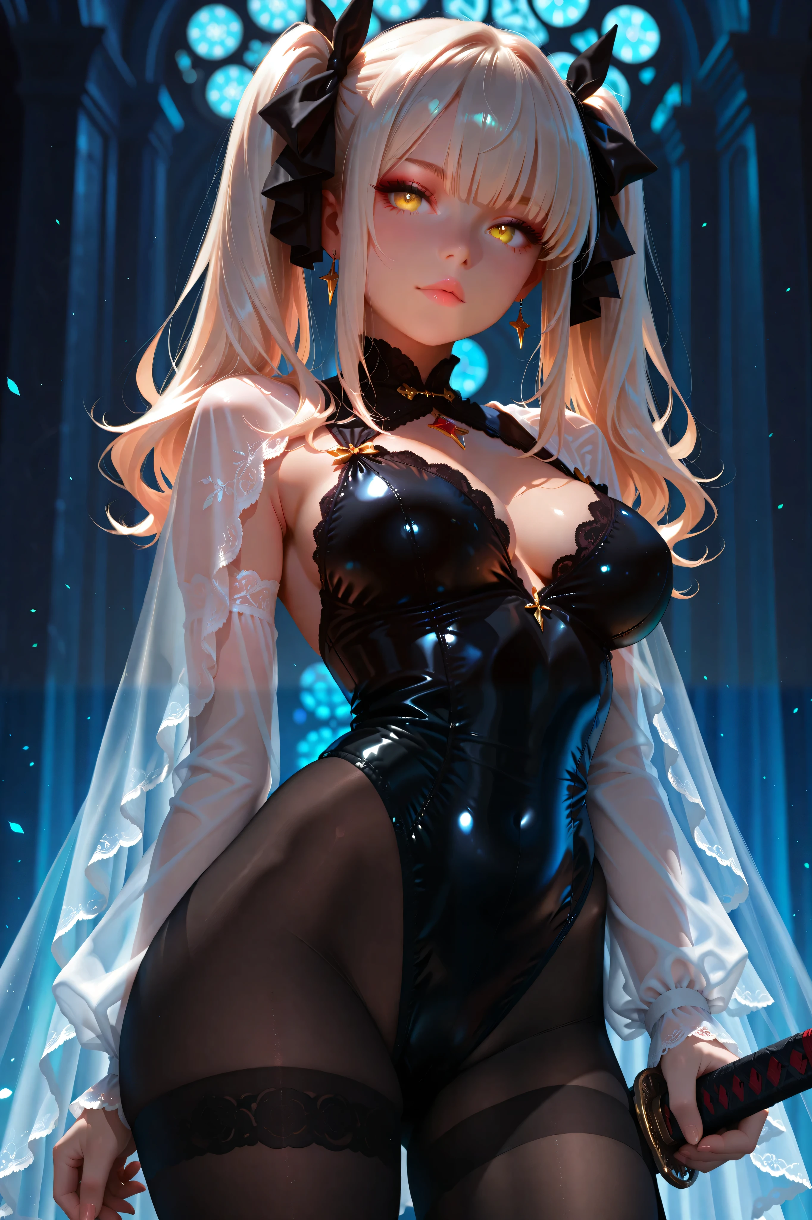 work of art, best qualityer, ultra epic details, creative, good lighting, excellent shading, light color tone, (4K), (face 8k), water effects, forest in the background, lightning and thunder, haos, tempest, rot, rosto angelical,, Perfection!