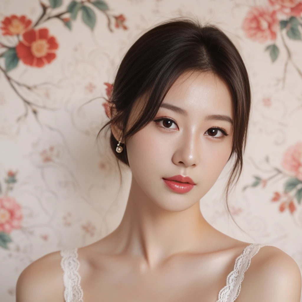 best quality, masterpiece, beautiful and aesthetic, 16K, (HDR:1.4), high contrast, bokeh:1.2, lens flare, (vibrant color:1.4), (muted colors, dim colors, soothing tones:0), cinematic lighting, ambient lighting, sidelighting, Exquisite details and textures, cinematic shot, Warm tone, (Bright and intense:1.2), wide shot, by playai, ultra realistic illustration, siena natural ratio, anime style, a picture from a high angle, a view from above, long Straight black hair with blunt bangs, (a charming smile:1), Gray bracelet, a oversized off-shoulder pink an oversized T-shirt,Bangs to eyebrows、Beautiful brown hair、Beautiful and delicate eyes、Brown eyes、Raise an eyebrow、Bangs to eyebrows、Beautiful brown hair、Beautiful and delicate eyes、Brown eyes、Raise an eyebrow、High Nose、Small nostril、Little mouth、Tempting lips、Mouth slightly open、Beautiful breasts、Full body、Oval face,Phoenix Eyes，Eyebrow， Double eyelids,  Long eyelashes, A faint smile, jeans, playing Gibson bass guitar, a sexy instagram Hot Swiss model, with a tattoo, oversized clevage,  Broken Glass effect, no background, stunning, something that even doesn't exist, mythical being, energy, molecular, textures, iridescent and luminescent scales, breathtaking beauty, pure perfection, divine presence, unforgettable, impressive, breathtaking beauty, Volumetric light, auras, rays, vivid colors reflects.
